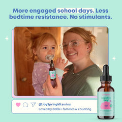 JoySpring etiqueta con ingredientes y beneficios claramente legibles
