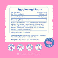 JoySpring gotas mezcladas en jugo infantil para consumo sencillo