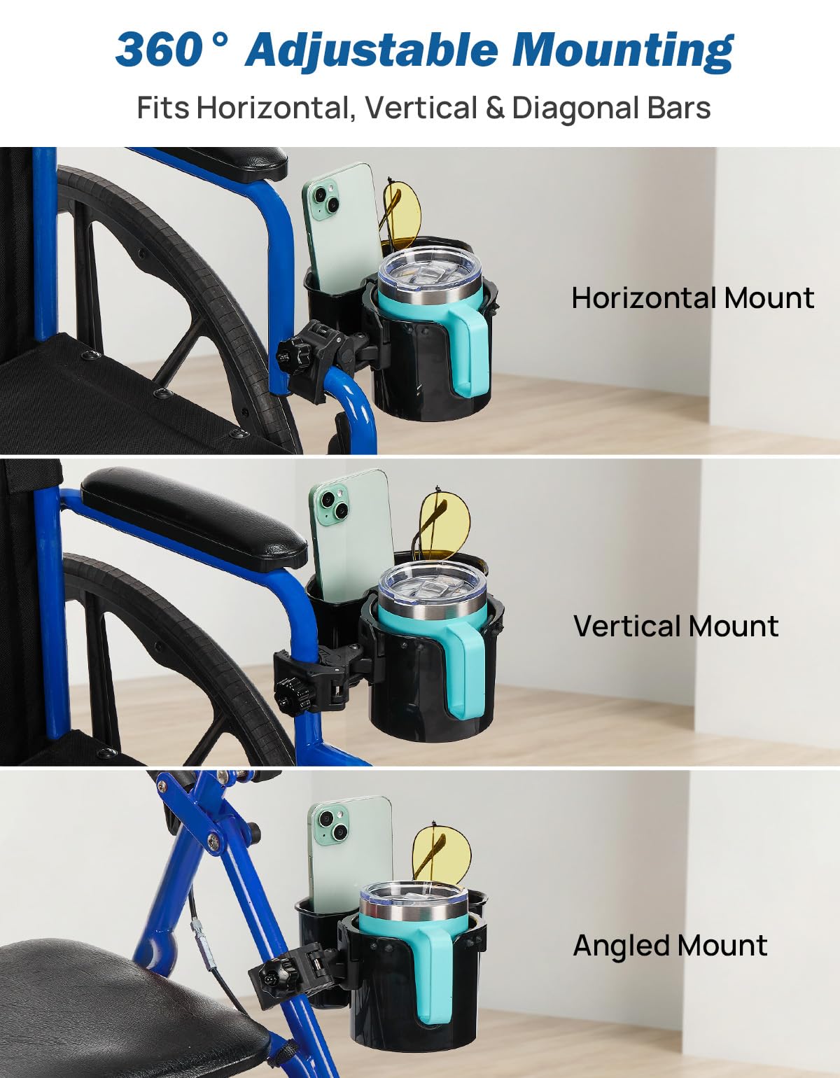 JOYTUTUS visual del compartimento de 6.4 pulgadas para teléfono y llaves