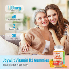 Joywiit frasco abierto con gomitas visibles para comprobar contenido