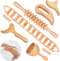 JUANWAN kit presentado para maderoterapia, muestra profesional y portabilidad