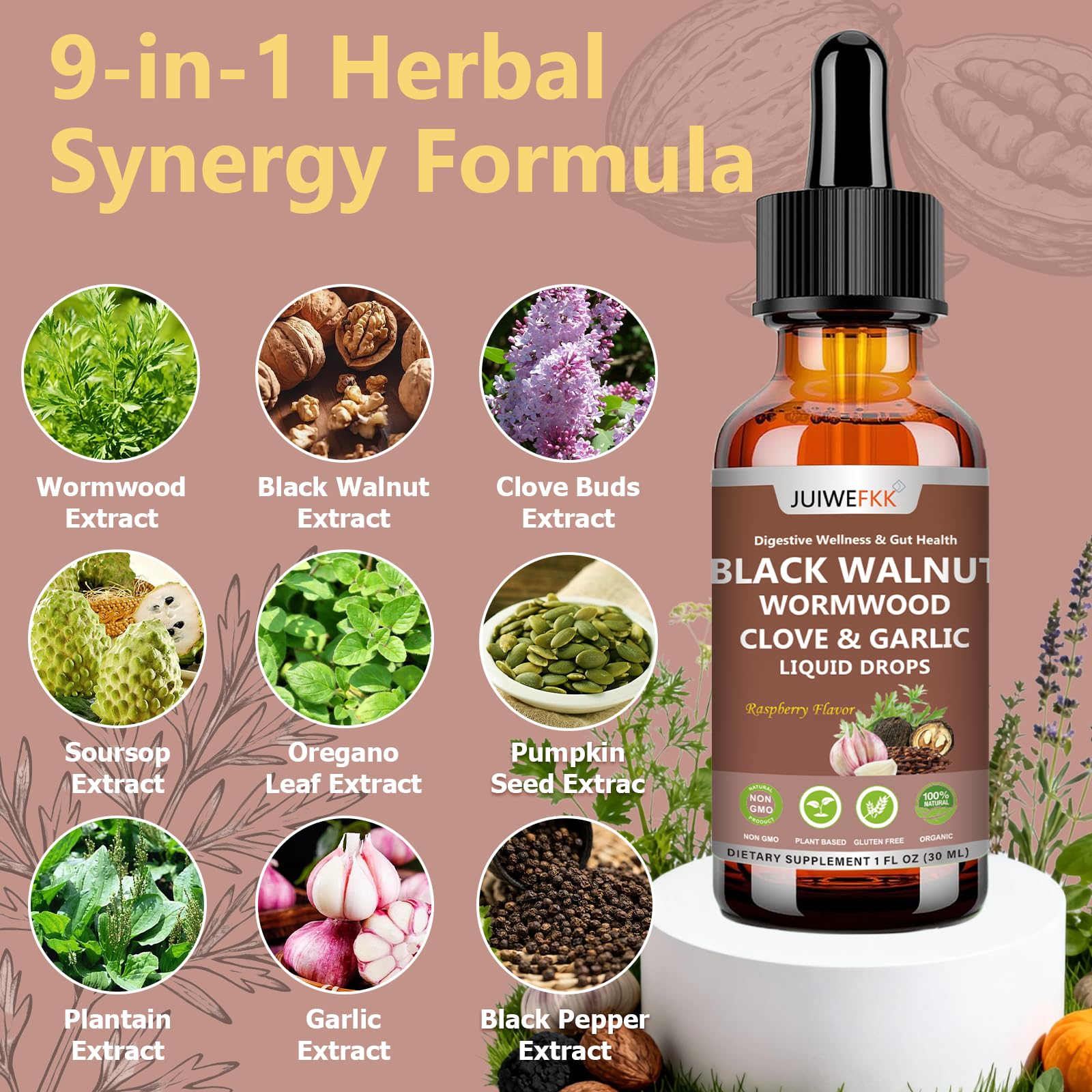 JUIWEFKK detalle de etiqueta con ingredientes y concentraciones claras