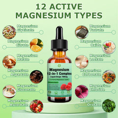 JUIWEFKK etiqueta con lista de 12 magnesios y transparencia en ingredientes