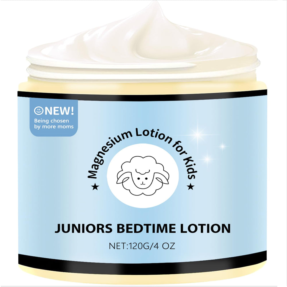 JUNIORS BEDTIME LOTIO frente del envase mostrando etiqueta y tamaño