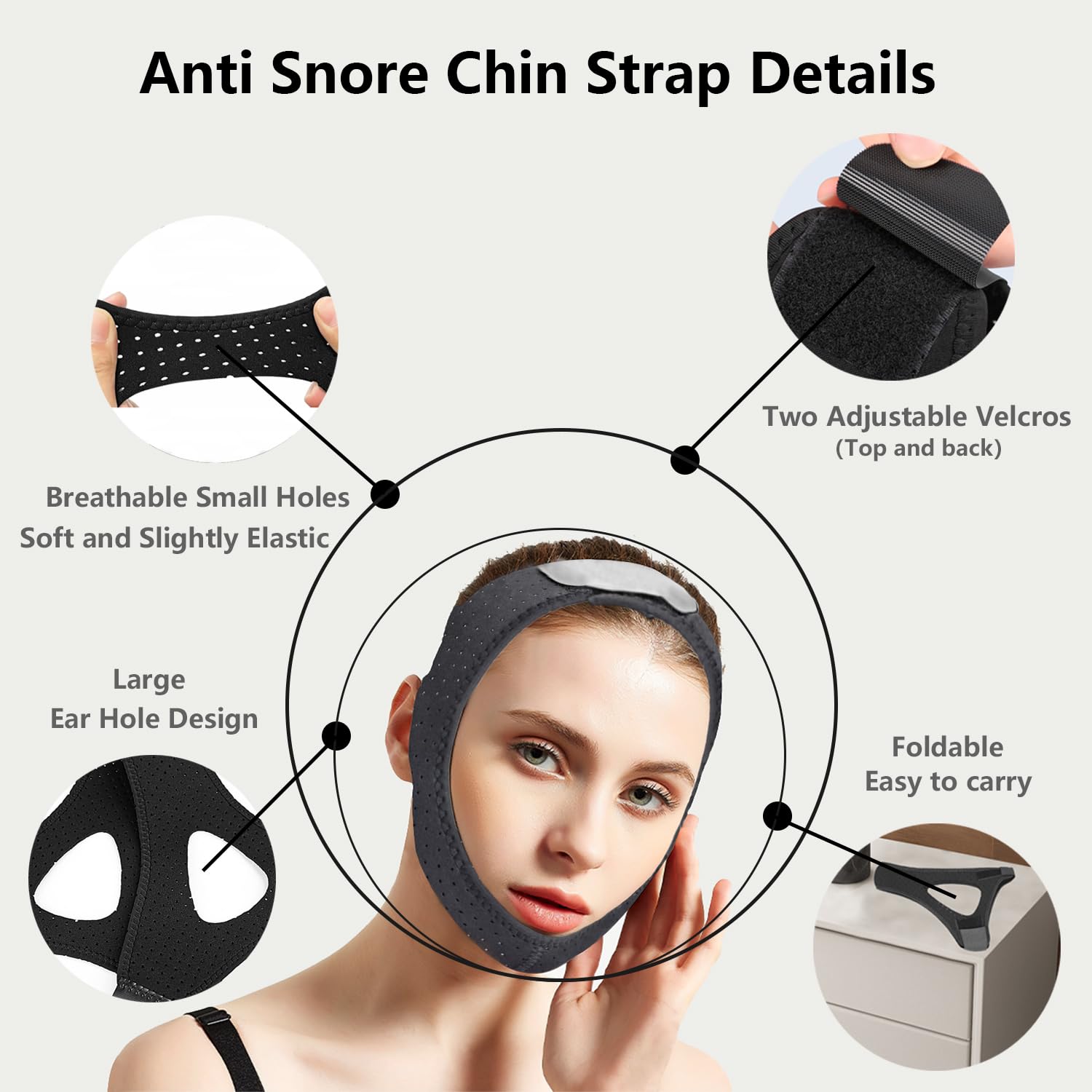 JUNJIANHUAN vista lateral de correas ajustables para ajuste personalizado