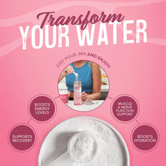 JUNP etiqueta con ingredientes y beneficios claro y transparente