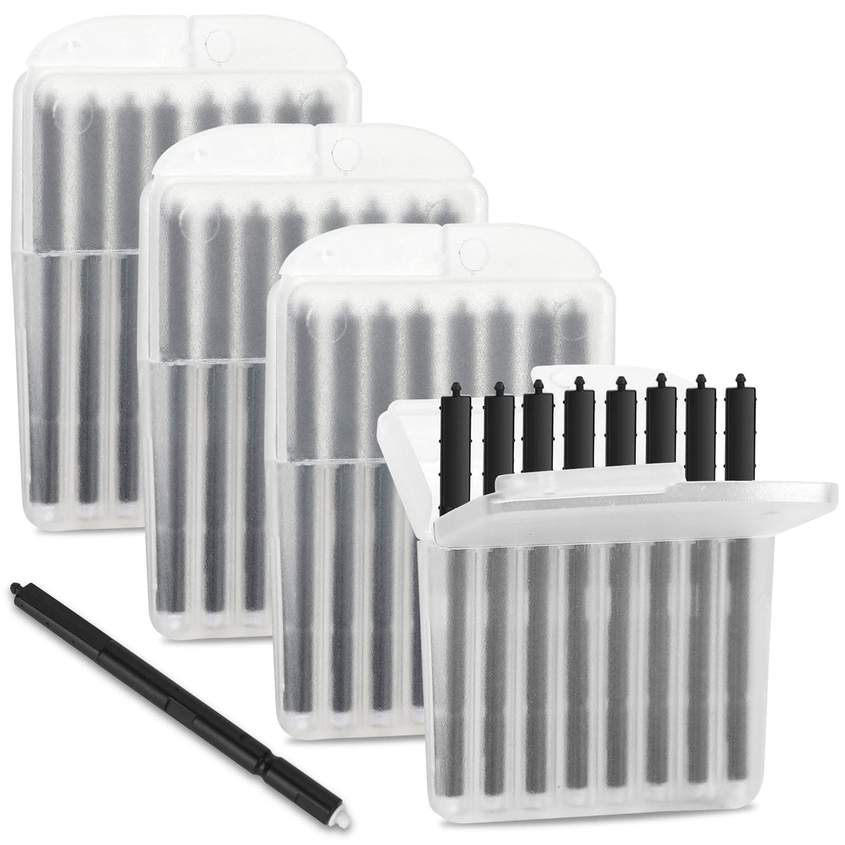 JunYiLoTo paquete frontal mostrando 4 palillos y 32 filtros, protección prolongada