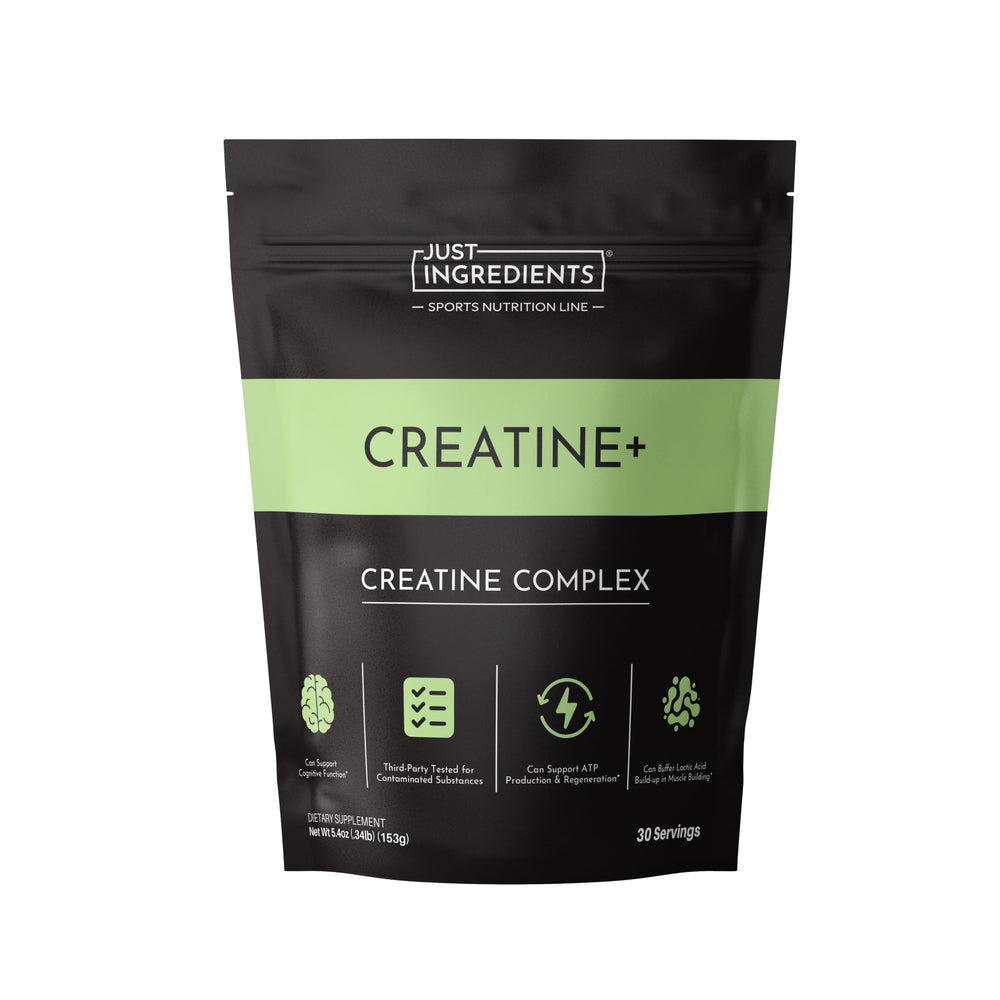 JUST INGREDIENTS envase frontal mostrando etiqueta clara y beneficios