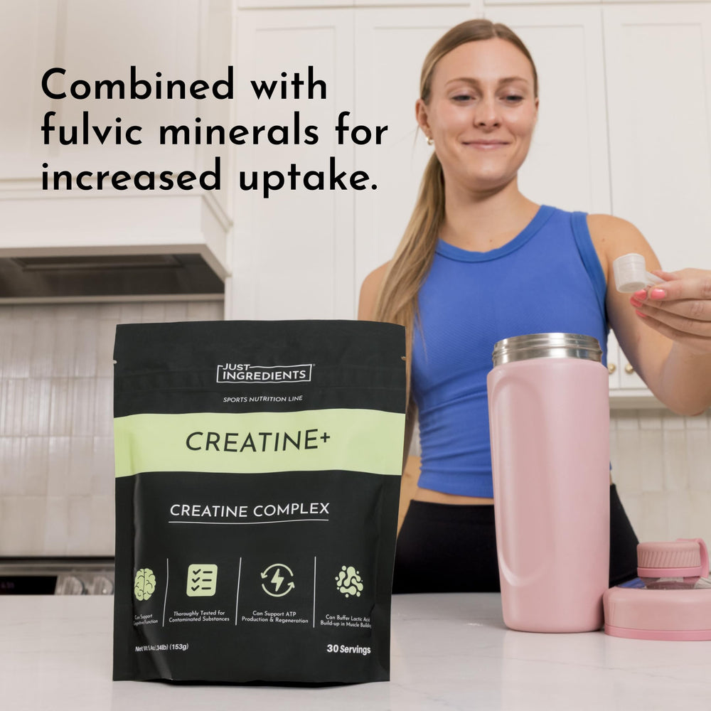 JUST INGREDIENTS polvo mezclado en agua para consumo rápido
