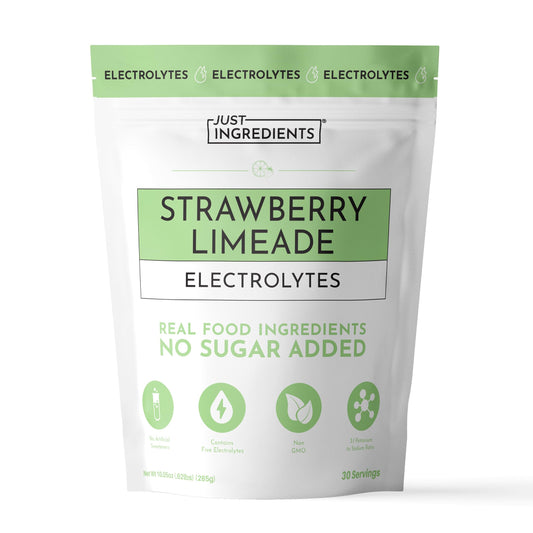 JUST INGREDIENTS envase frontal mostrando etiqueta clara y beneficios