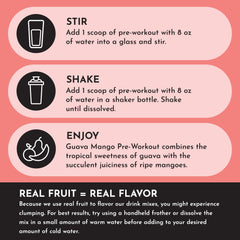 JUST INGREDIENTS porción en cuchara, tamaño de servicio claro y práctico