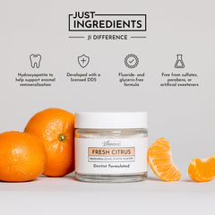 JUST INGREDIENTS textura de polvo fino que pule y protege esmalte