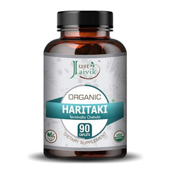 Just Jaivik etiqueta con certificación orgánica y lista de ingredientes