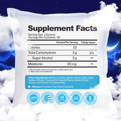 Just Nutrients etiqueta con lista de ingredientes limpios y beneficios