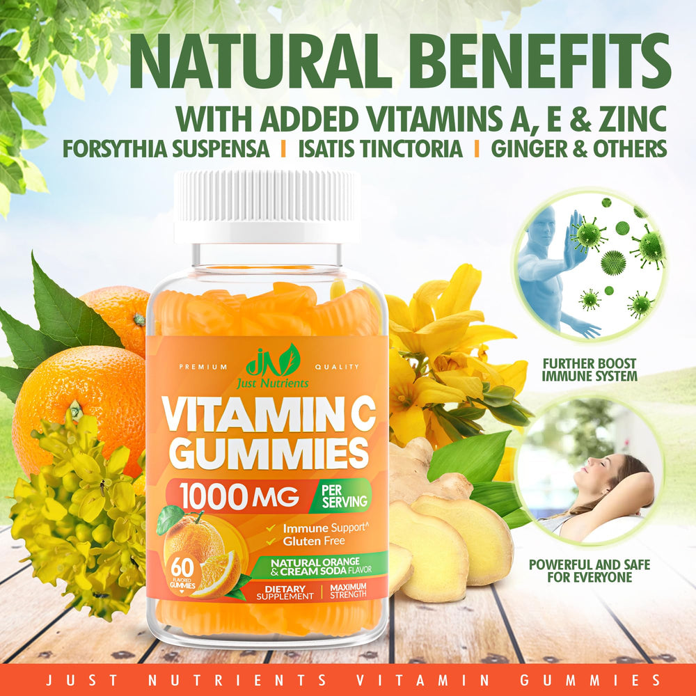 Just Nutrients etiqueta nutricional mostrando vitaminas y minerales