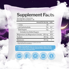 Just Nutrients gominolas junto a libro y lámpara para rutina nocturna
