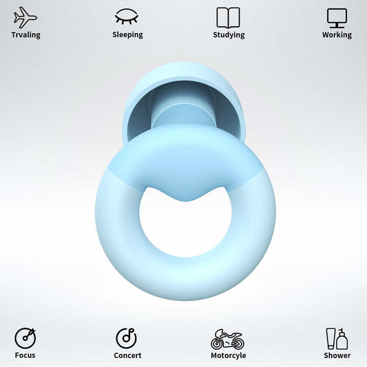 JUSTRVN detalle de la textura de las puntas de silicona para comodidad