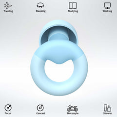 JUSTRVN detalle de la textura de las puntas de silicona para comodidad