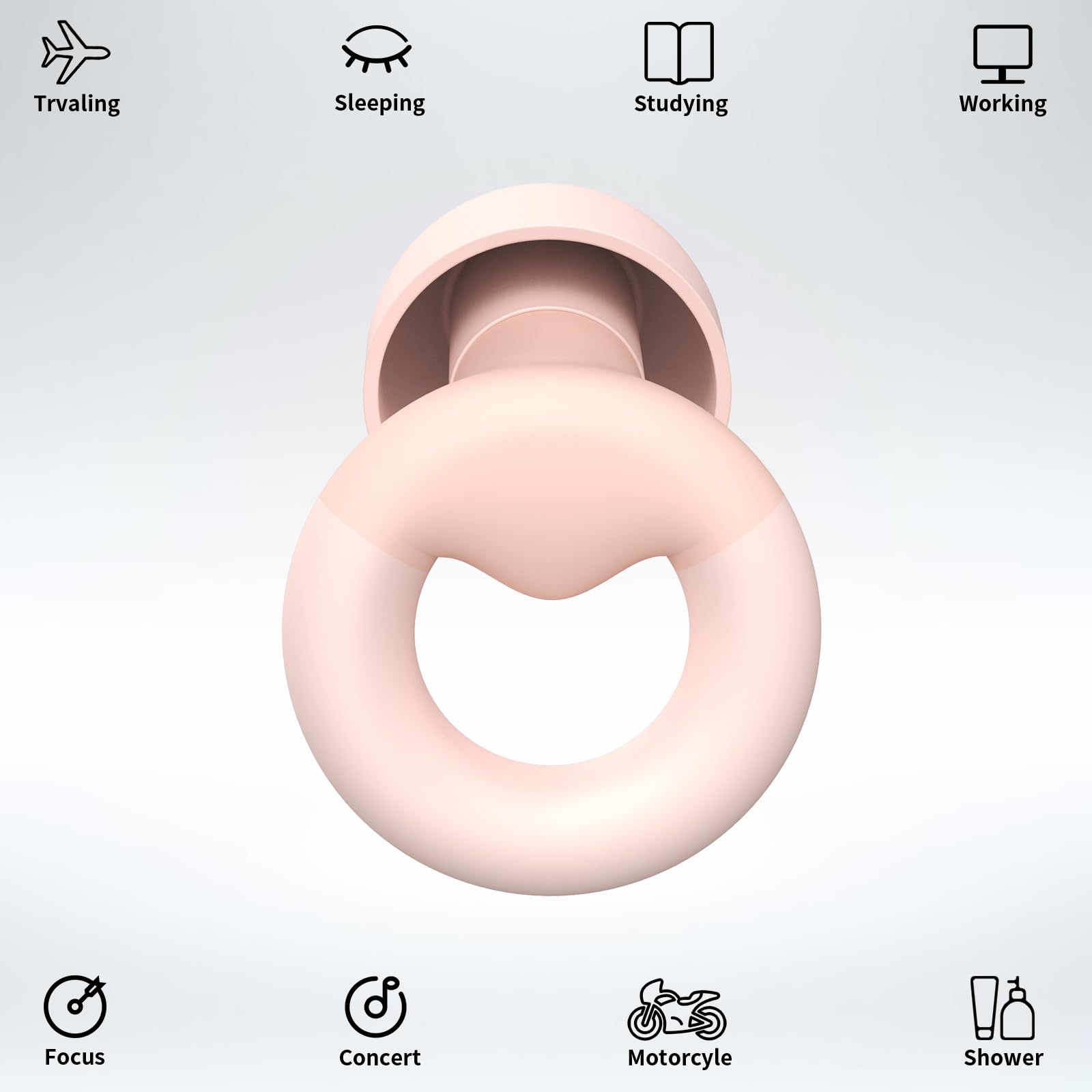 JUSTRVN detalle textura de silicona suave que mejora el ajuste