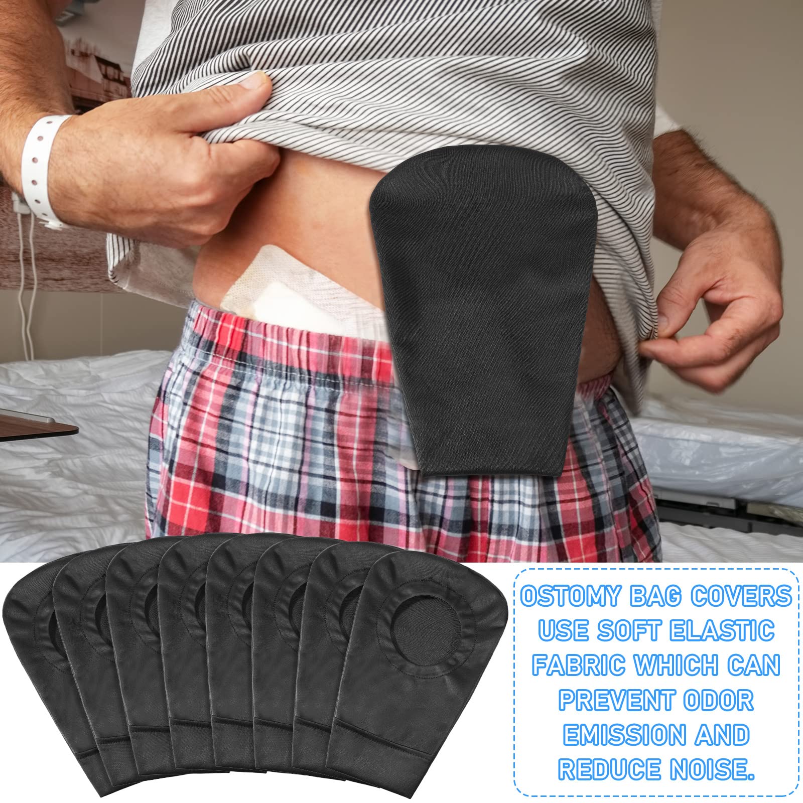 Jutom funda en uso por hombre que reduce ruido del plástico
