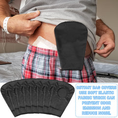 Jutom funda en uso por hombre que reduce ruido del plástico