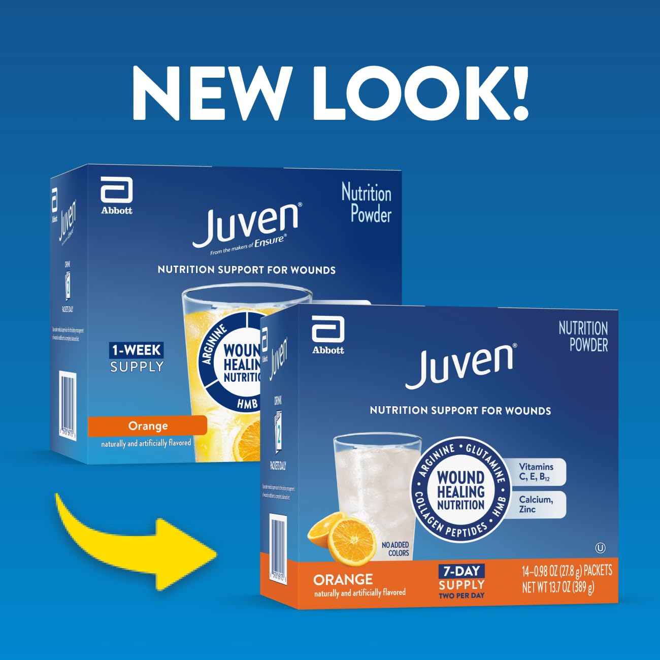 Juven sobre individual listo para disolver y fácil administración