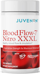 Juvenon BloodFlow-7 frente del empaque mostrando la etiqueta y beneficio circulatorio