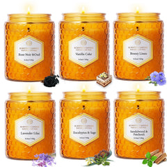 JXDLSQ paquete frontal con seis velas, aporta ambiente y decoración