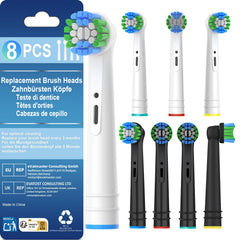 Jxflorachi empaque frontal mostrando el pack de 8 cabezales, ahorro y recambio fácil