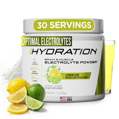 JYM Supplement Science empaque lateral con información de ingredientes y beneficio de electrolitos