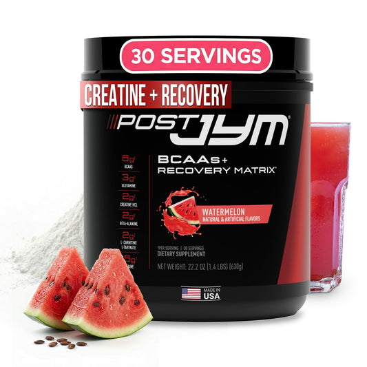 JYM Post JYM envase frontal mostrando sabor watermelon y conveniencia