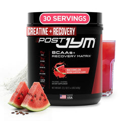 JYM Post JYM envase frontal mostrando sabor watermelon y conveniencia