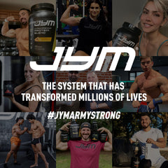 JYM Post JYM en uso tras entrenamiento en gimnasio para recuperación