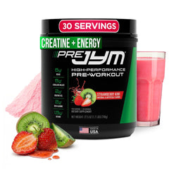 JYM Pre JYM envase frontal mostrando etiqueta y beneficios