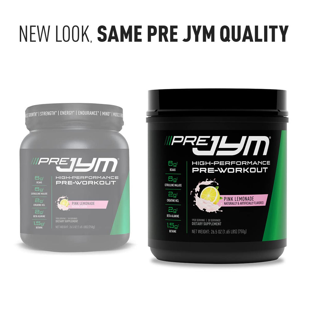 Atleta en gimnasio usando JYM Pre JYM para energía y mayor rendimiento