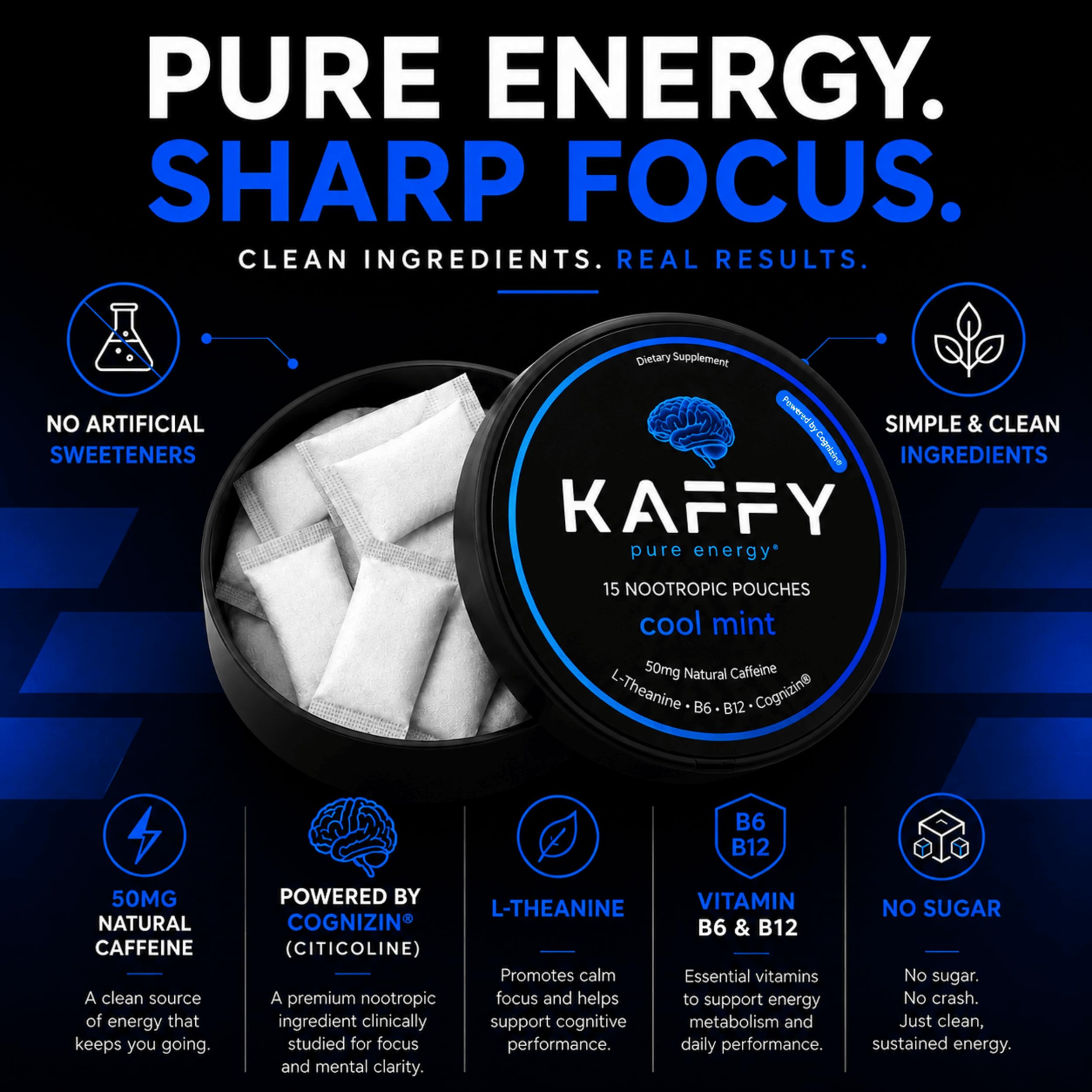 Kaffy pouch en mano de adulto, uso discreto y cómodo