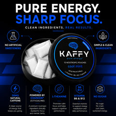 Kaffy pouch en mano de adulto, uso discreto y cómodo