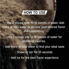 Kaged Clean Meal empaque frontal para revisión de información