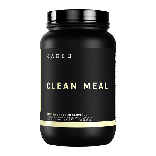 Kaged Clean Meal polvo sabor vainilla, ideal para una comida rápida