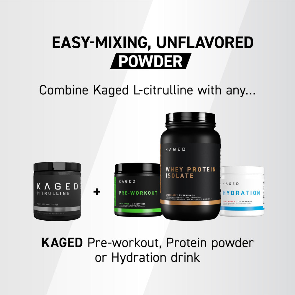 Kaged etiqueta con información de ingredientes y pruebas de terceros