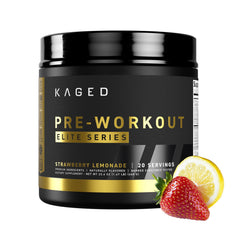 Kaged envase frontal Strawberry Lemonade mostrando diseño y claridad de uso