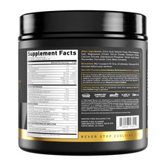 Kaged etiqueta nutricional y lista de ingredientes para transparencia informativa