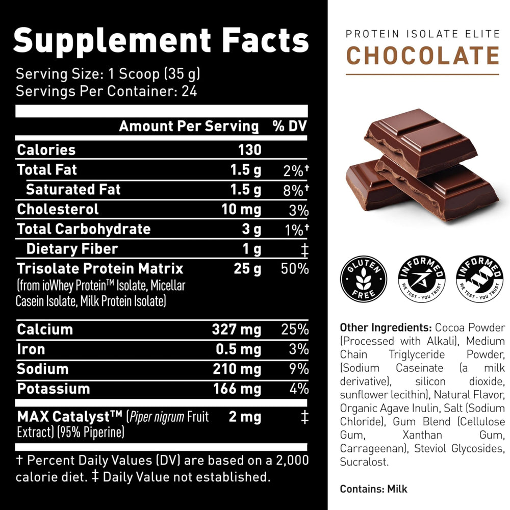 Kaged Protein Powder Elite es sin gluten y no-GMO, opción de alta calidad.