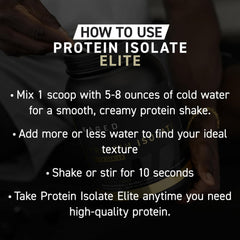 Ideal para quienes buscan proteína de alta pureza en su régimen de entrenamiento.