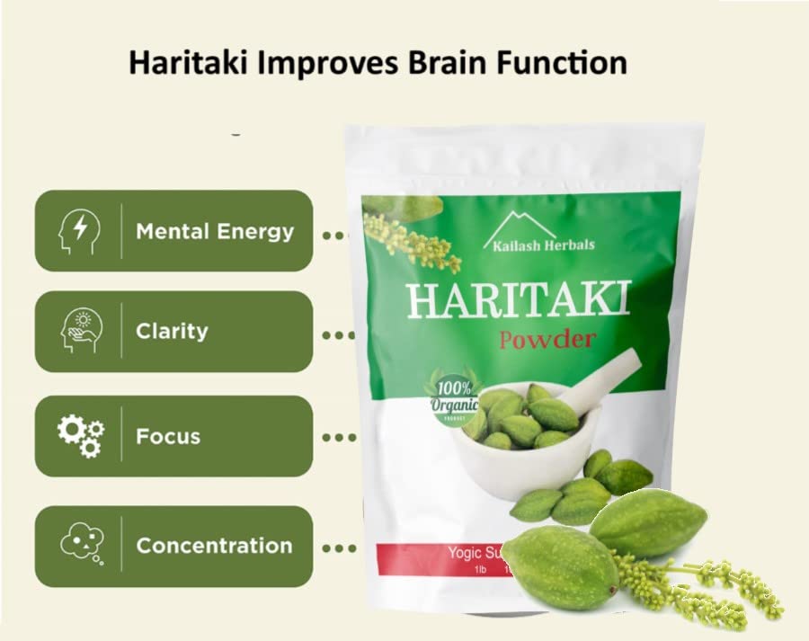 Kailash Herbals polvo mezclado en batido para añadir a dieta diaria