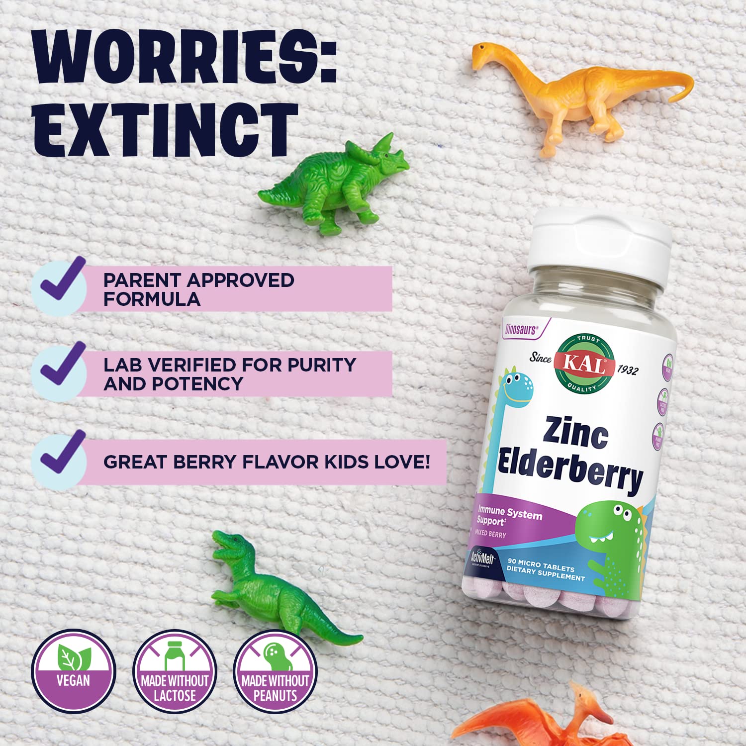 KAL etiqueta con ingredientes, transparencia y calidad visible
