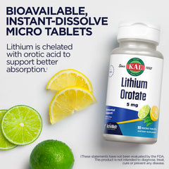 KAL microtabletas junto a rodaja de limón-lima destacando sabor natural