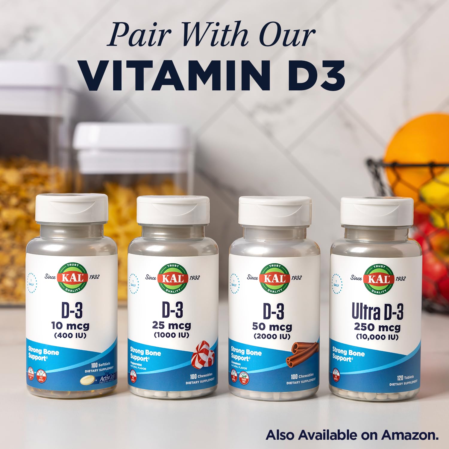 KAL Polvo de Hueso calcio y fósforo para soporte diario.