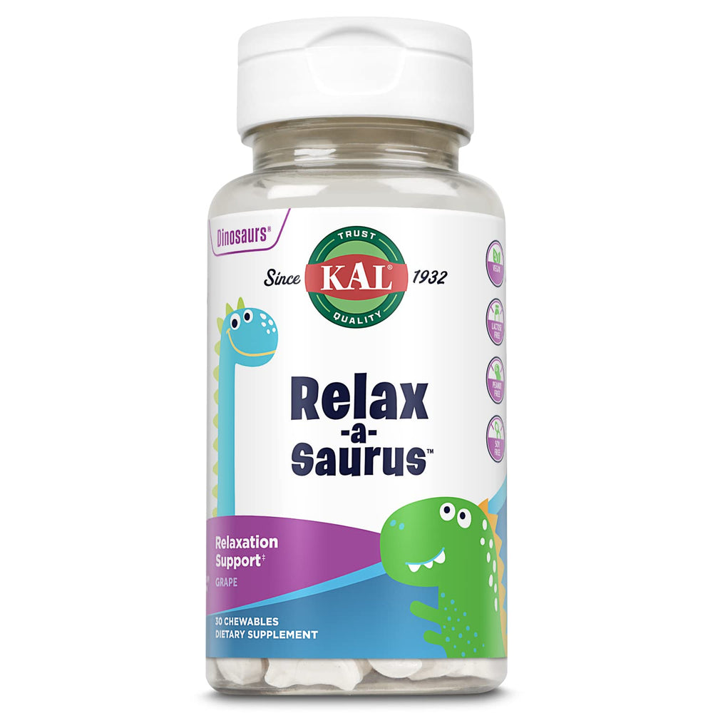 KAL envase frontal mostrando masticables y beneficio de calma