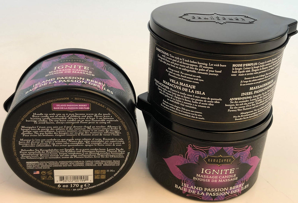 KAMA SUTRA comparación de tamaño 6 oz para referencia práctica